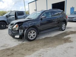 Salvage cars for sale at Apopka, FL auction: 2017 Chevrolet Equinox LT