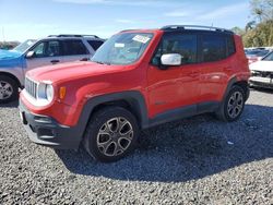 Jeep Vehiculos salvage en venta: 2016 Jeep Renegade Limited