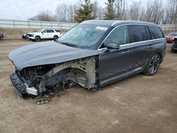 Salvage cars for sale at Davison, MI auction: 2022 Lincoln Aviator Reserve