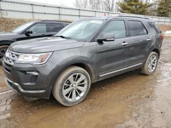 SUV salvage a la venta en subasta: 2018 Ford Explorer Limited