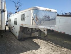 Salvage trucks for sale at Wichita, KS auction: 1998 Featherlite Mfg Inc 1998 Featherlite Horse Trailer