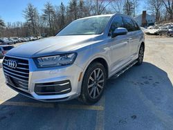 Salvage cars for sale at North Billerica, MA auction: 2018 Audi Q7 Premium Plus