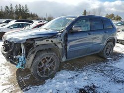 Salvage cars for sale at Bowmanville, ON auction: 2021 Jeep Grand Cherokee Limited