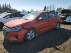 Salvage cars for sale at Bowmanville, ON auction: 2019 Hyundai Elantra SEL