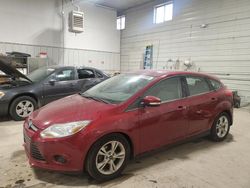 Salvage cars for sale at Des Moines, IA auction: 2014 Ford Focus SE