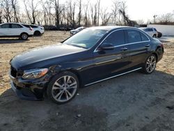 Salvage cars for sale from Copart Baltimore, MD: 2016 Mercedes-Benz C300