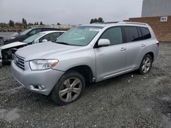 Salvage cars for sale at Mentone, CA auction: 2009 Toyota Highlander Limited