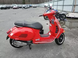 Salvage motorcycles for sale at Glassboro, NJ auction: 2017 Vespa GTS 300 Super