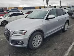 Salvage cars for sale at Van Nuys, CA auction: 2015 Audi Q5 Premium Hybrid