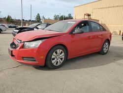 Salvage cars for sale at Gaston, SC auction: 2014 Chevrolet Cruze LS