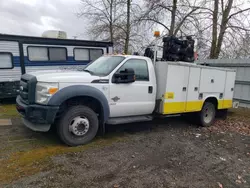 Salvage trucks for sale at Woodburn, OR auction: 2012 Ford F550 Super Duty