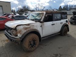 Salvage cars for sale at Woodburn, OR auction: 2023 Ford Bronco Base