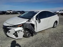 Salvage cars for sale at Antelope, CA auction: 2017 Toyota Prius Prime