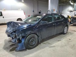 Salvage cars for sale at Moncton, NB auction: 2017 Toyota Corolla L