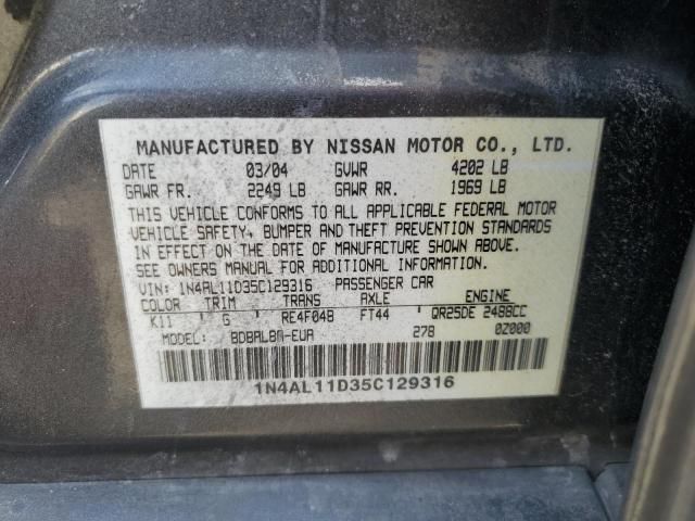 2005 Nissan Altima S