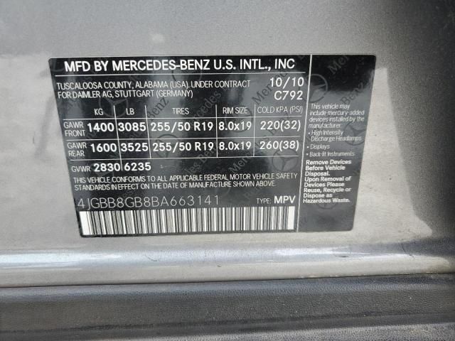 2011 Mercedes-Benz ML 350 4matic