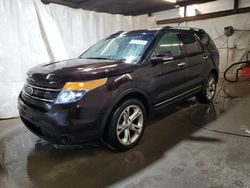 Salvage cars for sale at Ebensburg, PA auction: 2014 Ford Explorer Limited