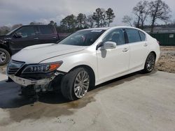 Salvage cars for sale at Byron, GA auction: 2016 Acura RLX Advance