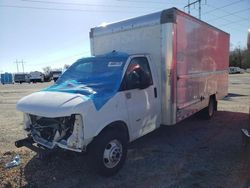 Salvage trucks for sale at Loganville, GA auction: 2021 GMC Savana Cutaway G3500