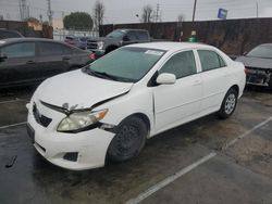 Salvage cars for sale at Wilmington, CA auction: 2010 Toyota Corolla Base