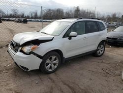 2015 Subaru Forester 2.5I Premium en venta en Chalfont, PA