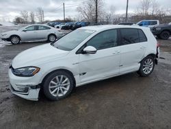 Salvage cars for sale at Montreal Est, QC auction: 2020 Volkswagen E-GOLF Comfortline