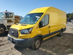 Salvage trucks for sale at Brookhaven, NY auction: 2016 Ford Transit T-250