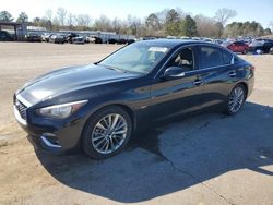 Salvage cars for sale at Florence, MS auction: 2018 Infiniti Q50 Luxe