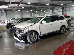 Salvage cars for sale at Ham Lake, MN auction: 2015 Nissan Pathfinder S