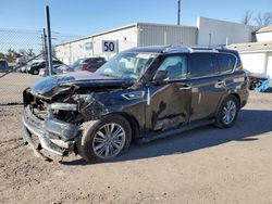 Infiniti Vehiculos salvage en venta: 2022 Infiniti QX80 Luxe