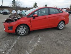 Salvage cars for sale at Gaston, SC auction: 2012 Ford Fiesta SE