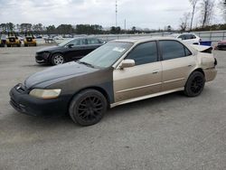 Salvage cars for sale at Dunn, NC auction: 2002 Honda Accord EX