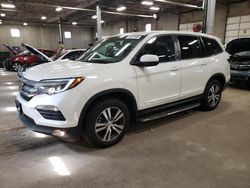 Salvage cars for sale at Blaine, MN auction: 2017 Honda Pilot EXL