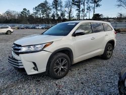 Salvage cars for sale at Byron, GA auction: 2017 Toyota Highlander LE