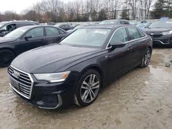 Salvage cars for sale at North Billerica, MA auction: 2019 Audi A6 Premium