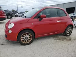 Salvage cars for sale at Jacksonville, FL auction: 2015 Fiat 500 POP