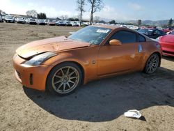 Salvage cars for sale at San Martin, CA auction: 2003 Nissan 350Z Coupe