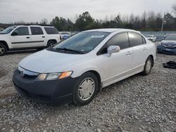 Salvage cars for sale at Memphis, TN auction: 2009 Honda Civic Hybrid