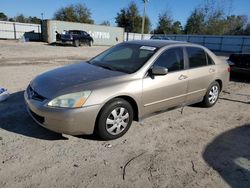 Salvage cars for sale at Midway, FL auction: 2005 Honda Accord LX