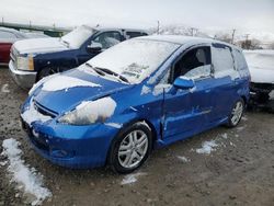 Honda salvage cars for sale: 2007 Honda FIT S