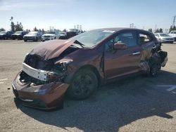 Salvage cars for sale from Copart Rancho Cucamonga, CA: 2014 Honda Civic LX