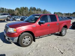 Salvage cars for sale at Mendon, MA auction: 2008 Ford F150 Supercrew