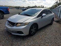 Salvage cars for sale at Riverview, FL auction: 2013 Honda Civic LX