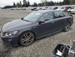 Salvage cars for sale at Graham, WA auction: 2017 Volkswagen Passat R-Line