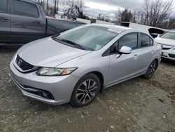 Salvage cars for sale at Baltimore, MD auction: 2013 Honda Civic EXL