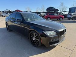 Salvage cars for sale at Oklahoma City, OK auction: 2013 BMW 750 I