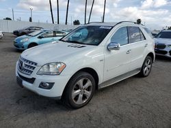 Salvage cars for sale at Van Nuys, CA auction: 2010 Mercedes-Benz ML 350 Bluetec