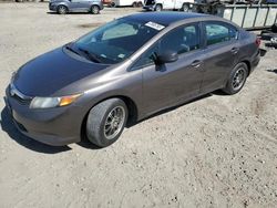 Salvage cars for sale at Hampton, VA auction: 2012 Honda Civic LX