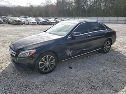 Salvage cars for sale at Ellenwood, GA auction: 2015 Mercedes-Benz C 300 4matic