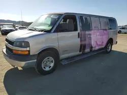 Salvage trucks for sale at San Martin, CA auction: 2005 Chevrolet Express G3500